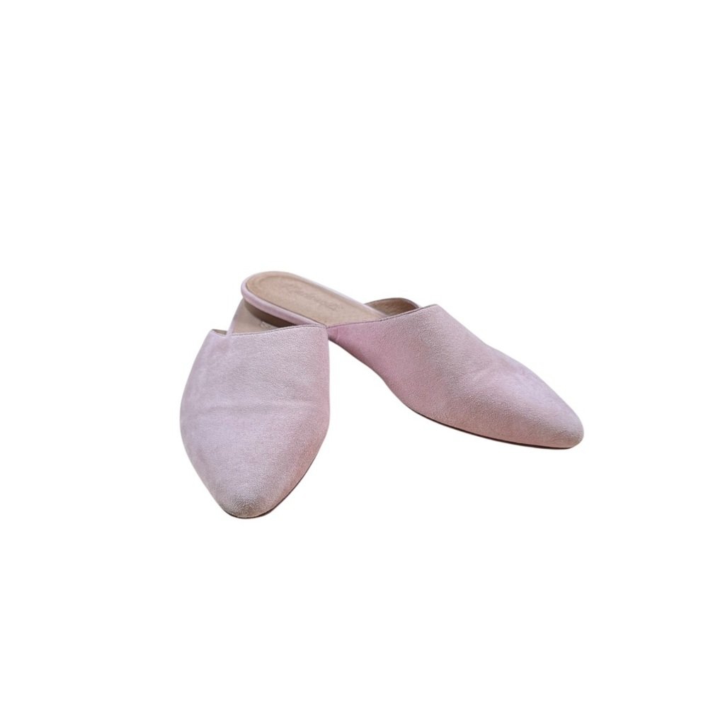 Madewell Remi Pink Suede Mules